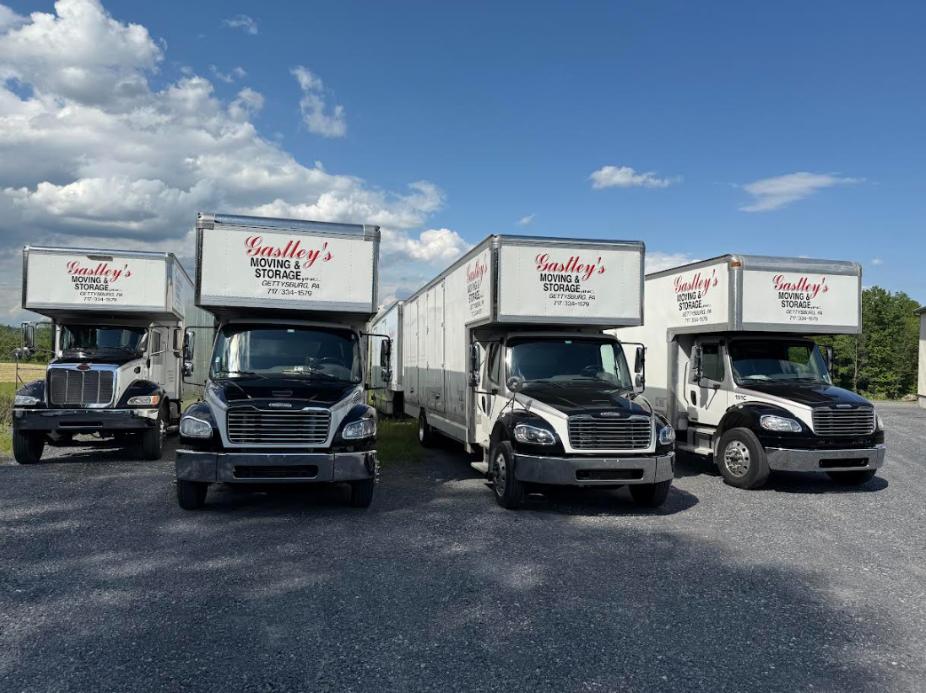 Gastley's Moving & Storage trucks for professional movers in Biglerville, PA