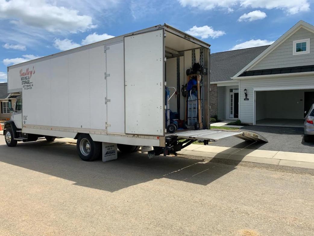 Moving truck providing residential moving services in Biglerville, PA